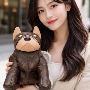 NWT - Easter Basket Gift - Frenchie Dog Purse - Super Soft